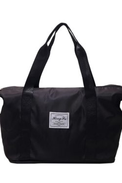Waterproof Nylon Tote Bag for Women - 2025 Large Capacity Shoulder Bag for Short Trips and Travel