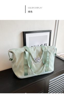 Waterproof Nylon Tote Bag for Women - 2025 Large Capacity Shoulder Bag for Short Trips and Travel