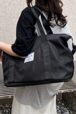 Waterproof Nylon Tote Bag for Women - 2025 Large Capacity Shoulder Bag for Short Trips and Travel