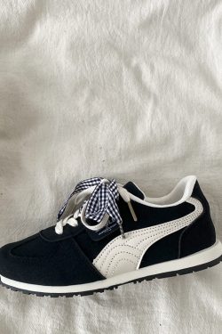 Women's Black Ballet Training Shoes - Casual Flat Sports Shoes for Spring 2025, Comfortable Agan Board Style