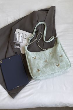 Women's Butterfly Crossbody Bag - Trendy Summer Shoulder Bag, Large Capacity Commuter Bag for 2025 Fashion