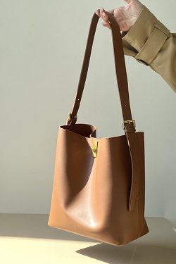 Women's Casual Bucket Bag - High-Quality Commuter Shoulder & Crossbody Bag for Everyday Use