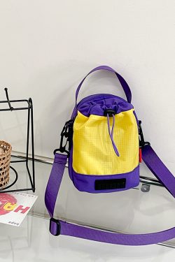 Women's Casual Crossbody Water Bottle Bag and Phone Holder - Portable Oxford Cloth Sports Bag for Summer 2025