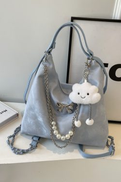 Women’s Large Capacity Tote Bag - Versatile Commuter Backpack for Spring/Summer Fashion - High-End Shoulder Bag