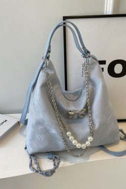 Women’s Large Capacity Tote Bag - Versatile Commuter Backpack for Spring/Summer Fashion - High-End Shoulder Bag