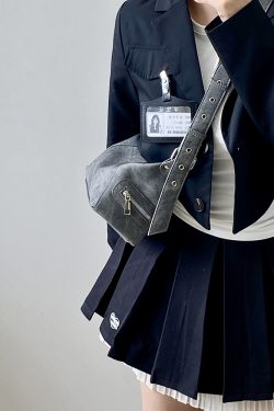 Women's Light Retro Motorcycle Pillow Bag - Trendy Crossbody Shoulder Bag for Versatile Style