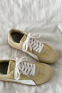 Women's Retro Lightweight Flat Casual De Xun Shoes - 2025 Spring Soft-Bottom Sports Little White Sneakers