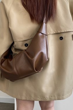 Women's Retro Soft Leather Wrinkled Dumpling Bag - Lazy Style Shoulder Crossbody Bag, 2025 Niche Design