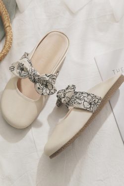 Women's Sheepskin Backless Open-Toe Half Slippers - French Style Summer Footwear, 2025 New Model for Outdoor Comfort