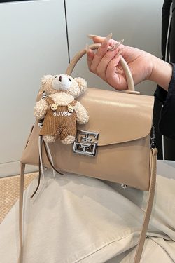 Women's Small Square Handbag - 2025 Spring/Summer Fashion, High-End Korean Style Shoulder Crossbody Bag