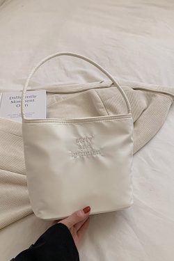 Women's Spring Summer Oxford Cloth Small Square Handbag - 2025 Fashion Versatile Underarm Bag for Fresh Style