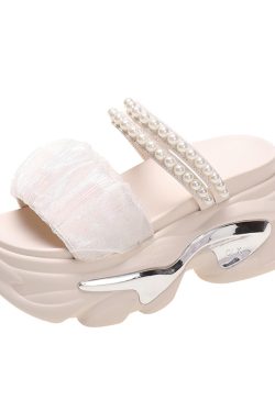 Women's Thick-Soled Height-Increasing Open-Toe Wedge Slippers - Casual Summer Beach Shoes