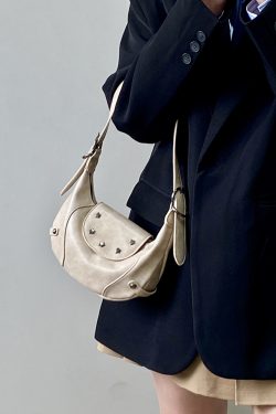 Women’s Versatile Saddle Bag - Chic Handheld, Shoulder & Crossbody Design for Spring/Summer - Perfect Small Bag for Young Girls