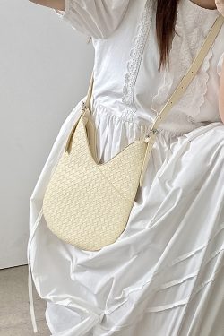 Women's Woven Handheld Underarm Bag - High-End Spring/Summer Crossbody Bag with Niche Design
