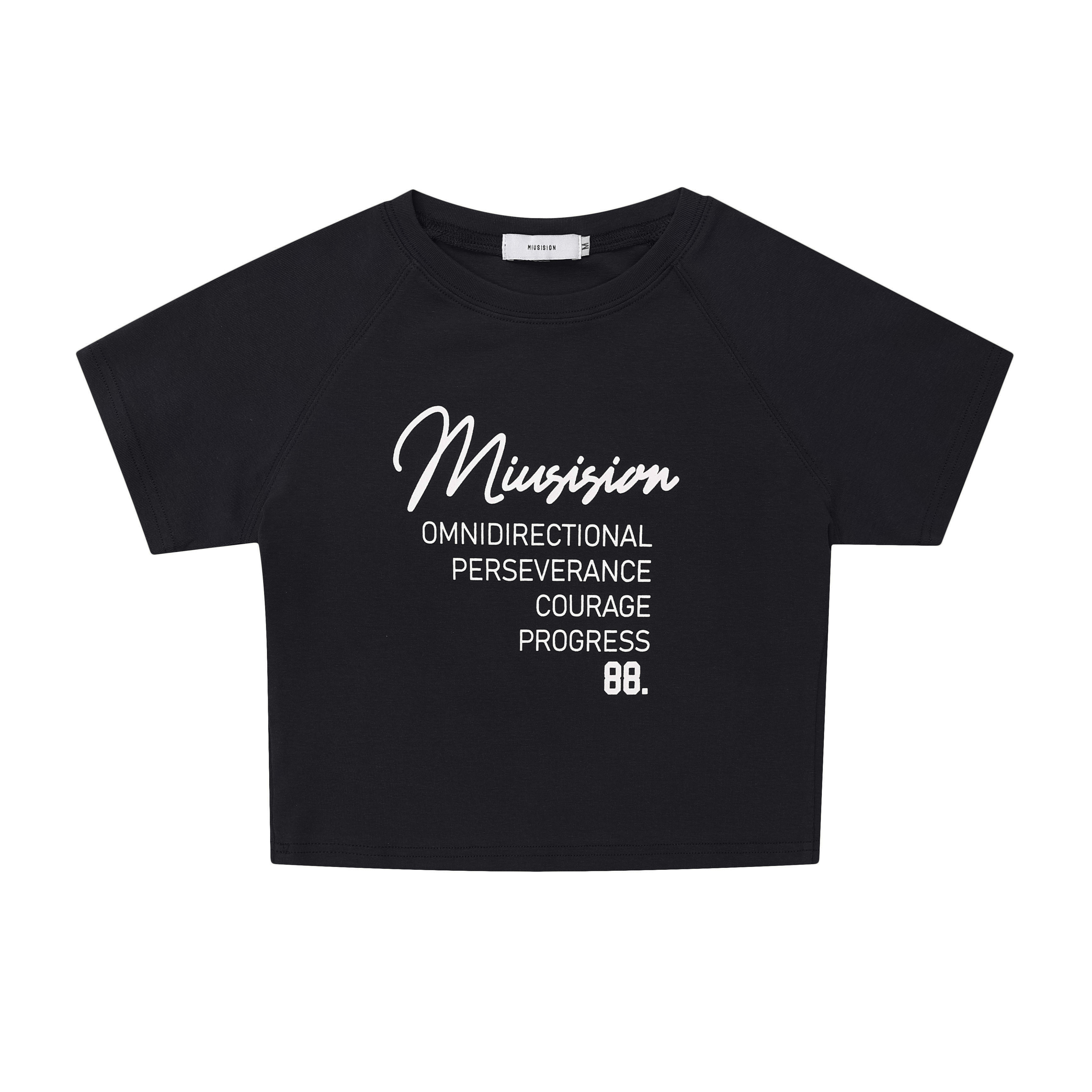 Y2K American Style Shoulder Crop Top for Women - Slim Fit, Short Sleeves, Waist Exposure, Summer Letter Design