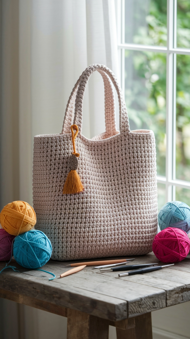 Creative Crochet Bag Ideas for Fashion Lovers outfit idea