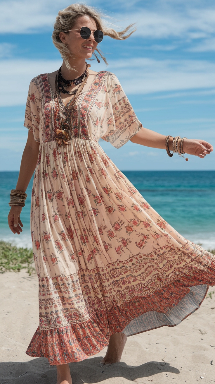 Boho Maxi Dresses: Versatile Choices for Every Boho Lover outfit idea
