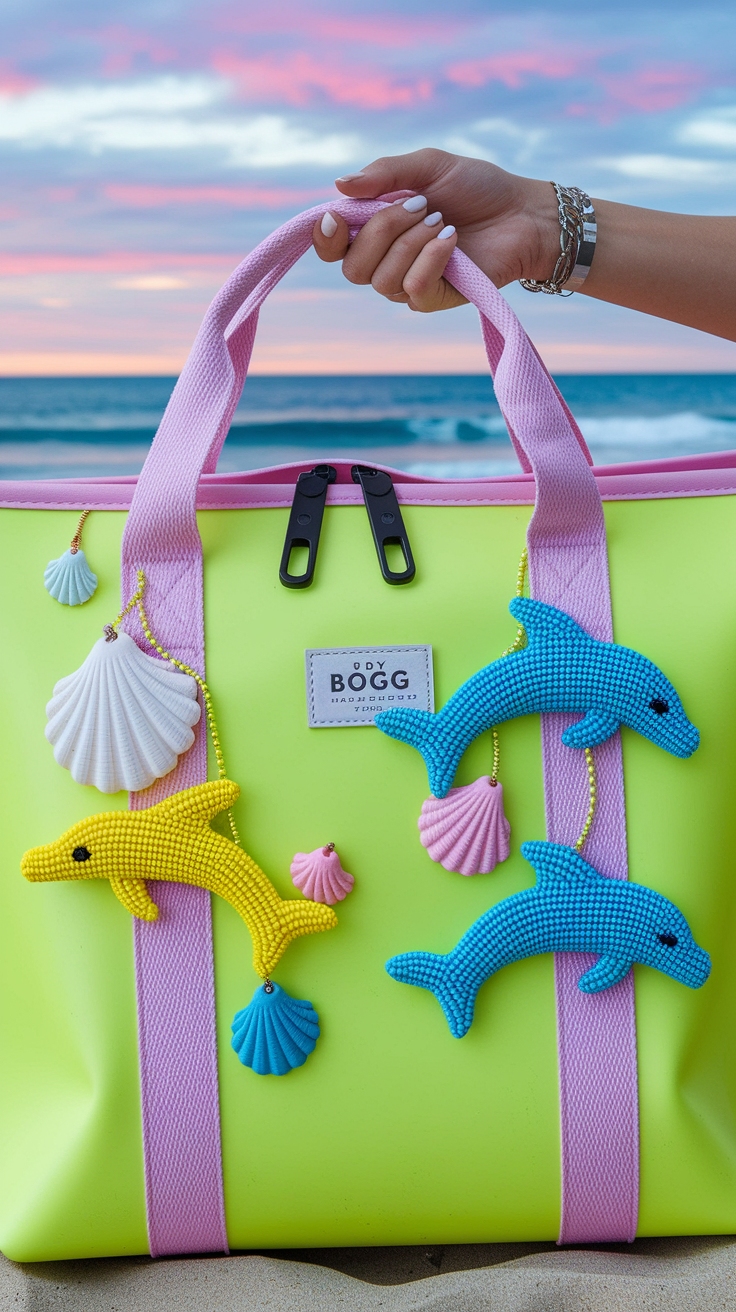 Creative DIY Bogg Bag Charms to Enhance Your Style outfit idea
