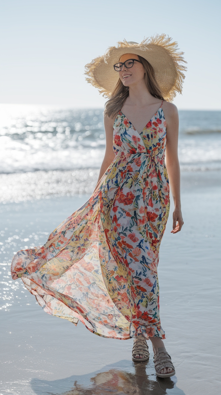 Maxi Sun Dresses for Summer Adventures outfit idea