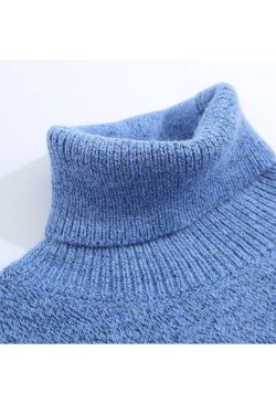 Style Core Aesthetics, New Style Trends Cute Shark Pattern Turtleneck Sweater
