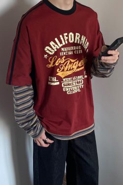 Style Core Aesthetics, New Style Trends Layered California Cotton Sweatshirt