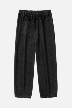 Style Core Aesthetics, New Style Trends Pleated Hem Jeans
