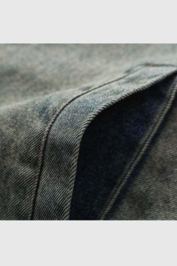Style Core Aesthetics, New Style Trends Vintage Embroidered Denim Jacket