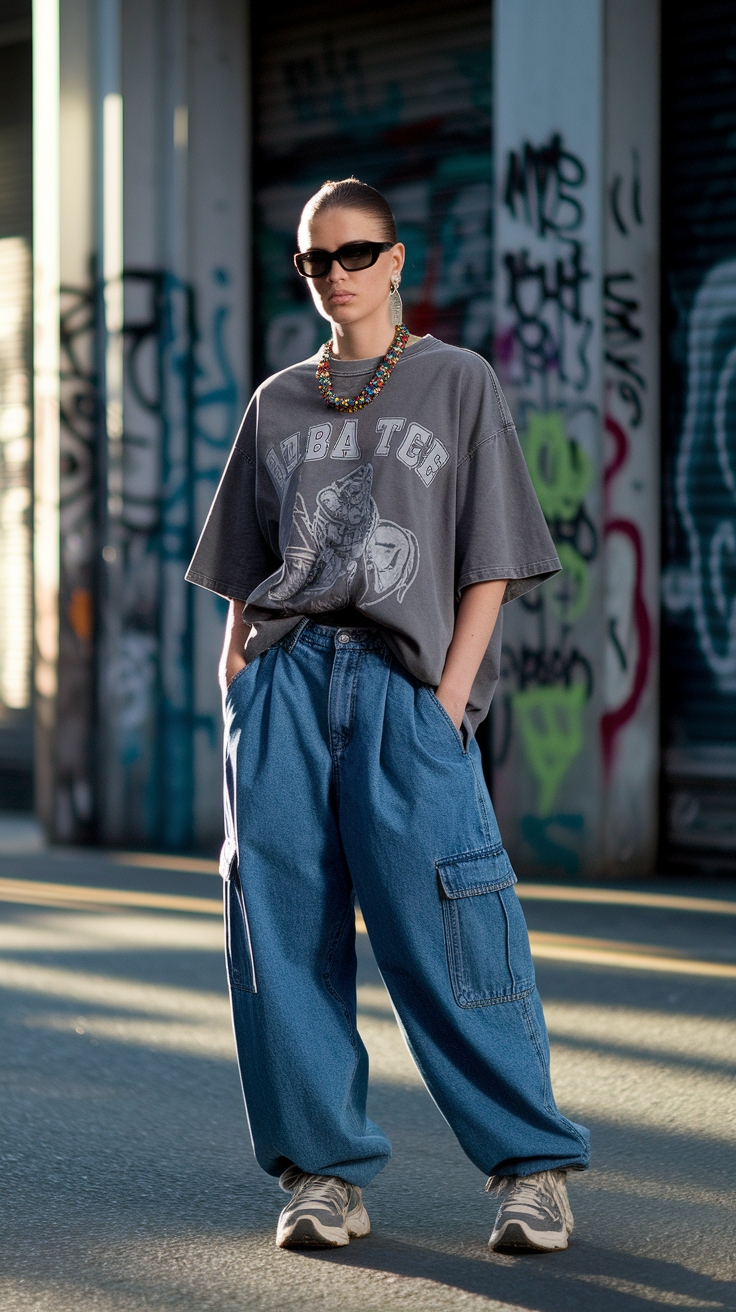 2000s Fashion Baggy Looks: Embrace the Nostalgia outfit idea