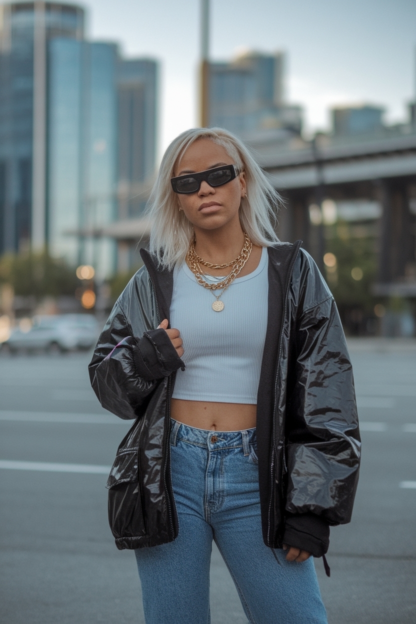 Exploring 2000s Hip Hop Fashion Women Trends outfit idea