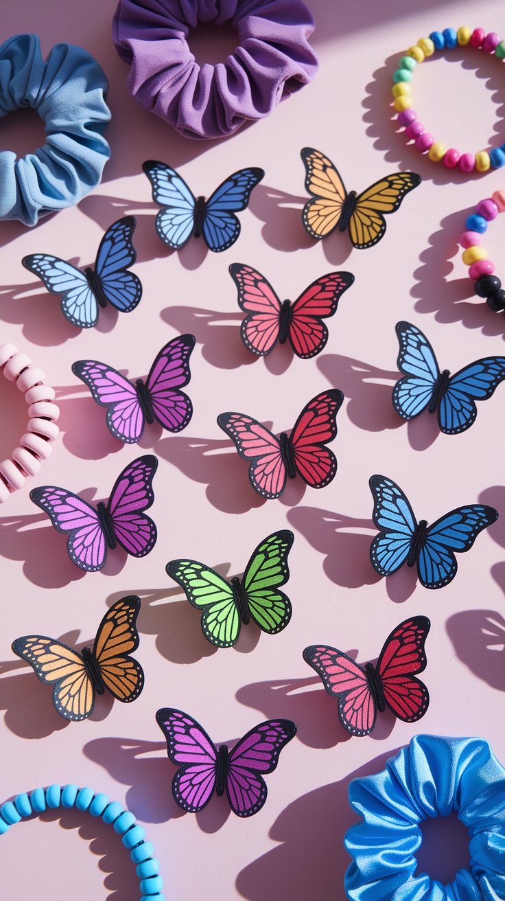 90s Butterfly Hair Clips: A Retro Trend Revival outfit idea