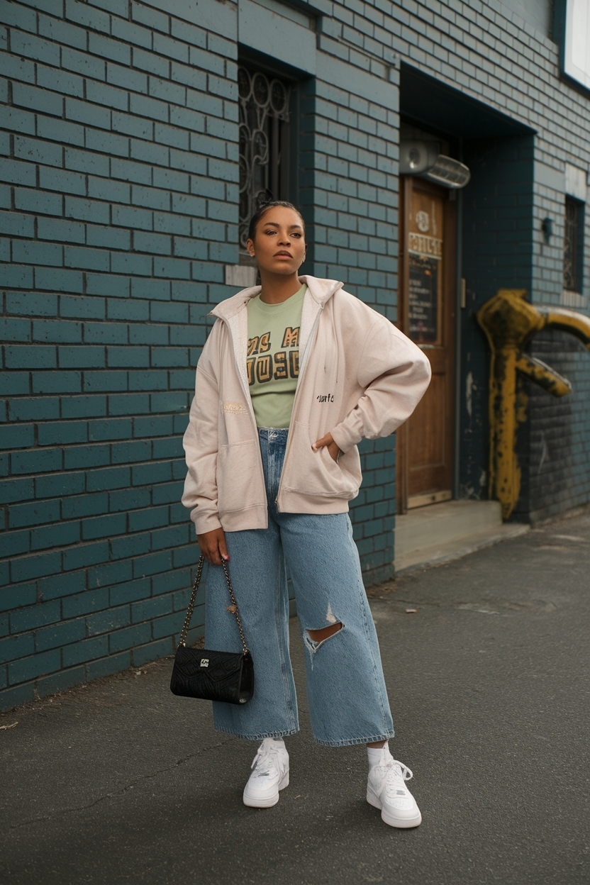 Timeless 90s Hip Hop Fashion Women Old School Vibes outfit idea