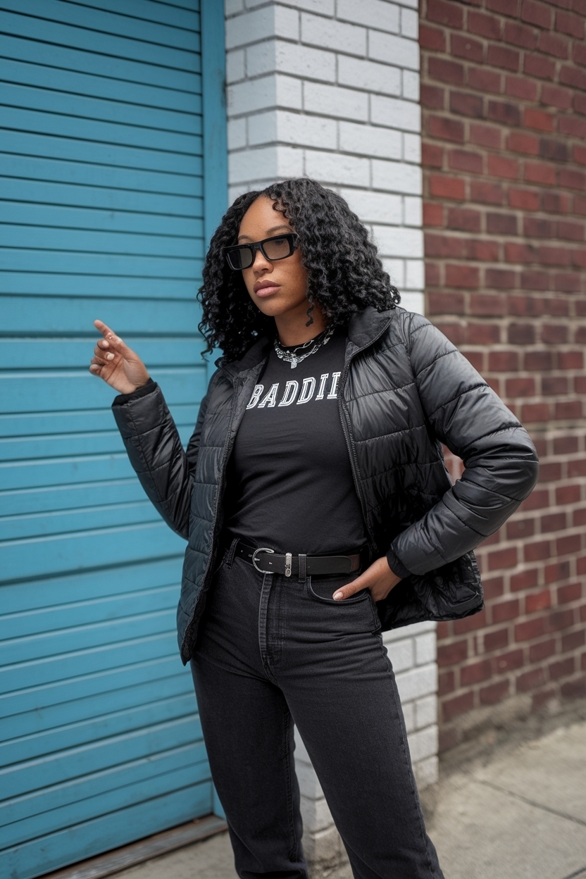 90s Outfits Black Women Baddie: Retro Fashion Revival outfit idea