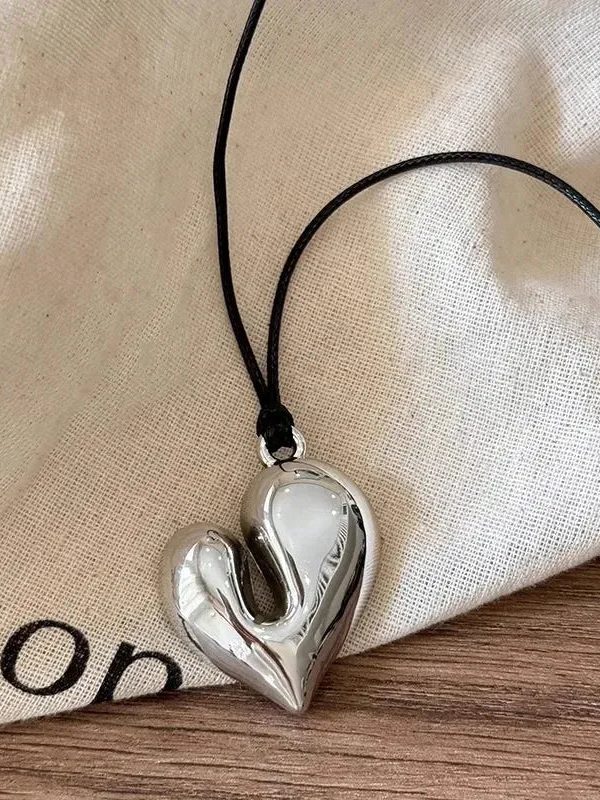 Abstract Heart Necklace