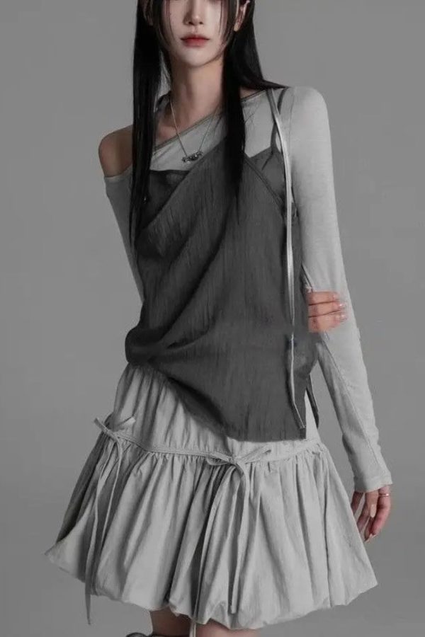 Acubi Bubble Mini Skirt