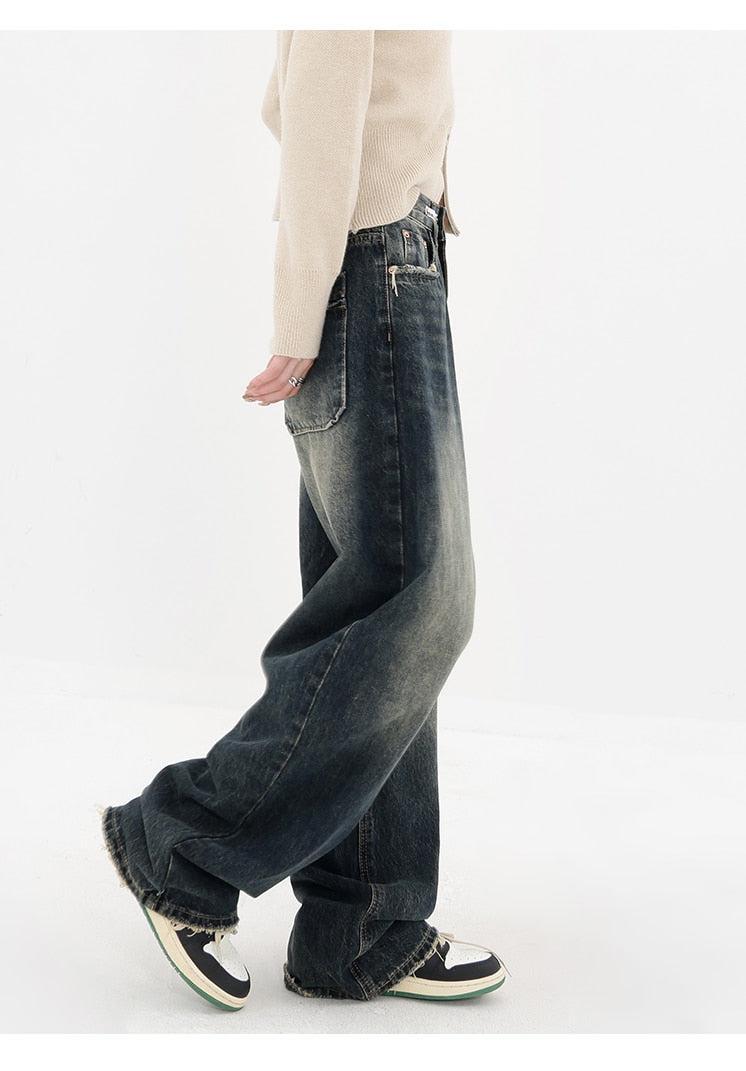 Acubi Wide Leg Dark Jeans Acubi Wide Leg Dark Jeans