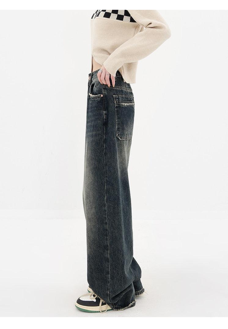 Acubi Wide Leg Dark Jeans Acubi Wide Leg Dark Jeans