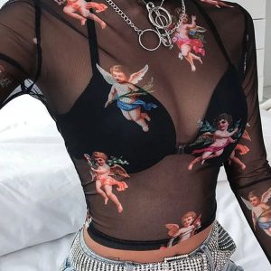 Angels Sheer Top