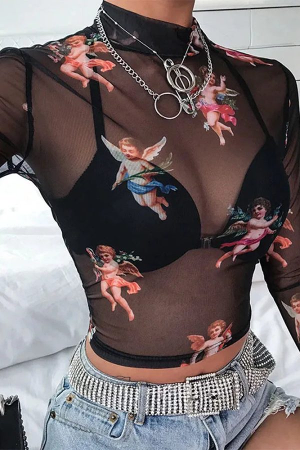Angels Sheer Top