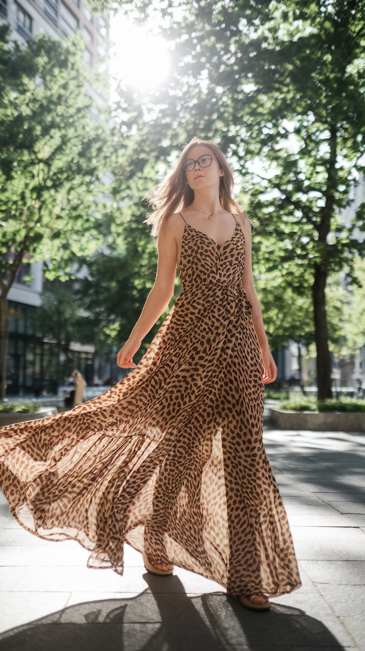 H2: Embrace Summer with Animal Print Maxi Dresses outfit idea