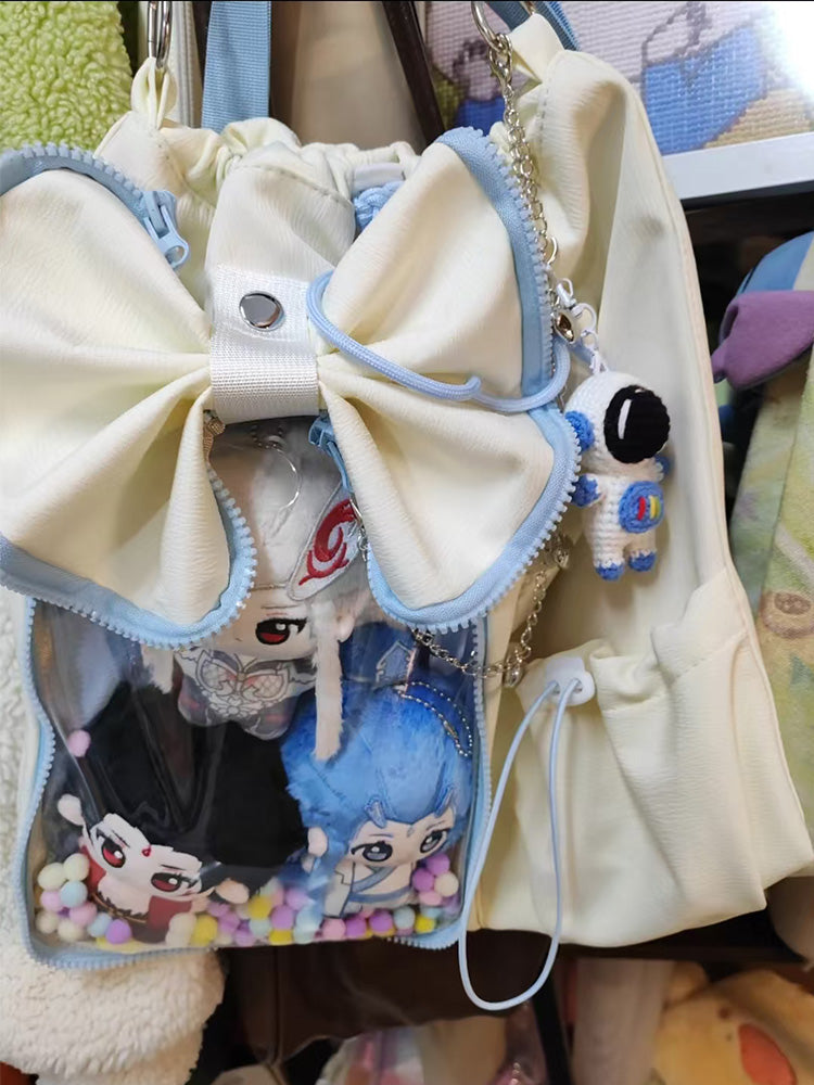 Anime-Inspired Drawstring Ita Bag for Plush Dolls