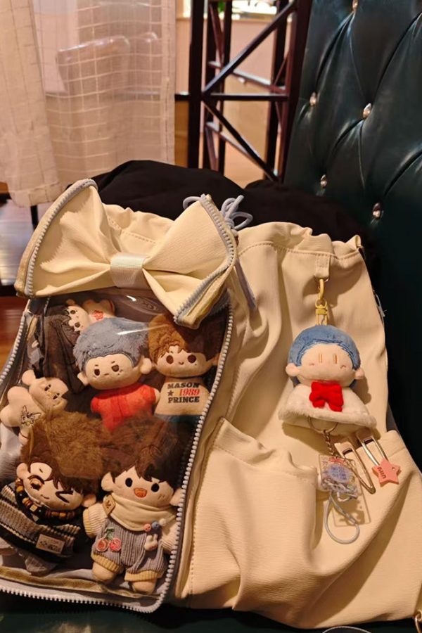 Anime-Inspired Drawstring Ita Bag for Plush Dolls