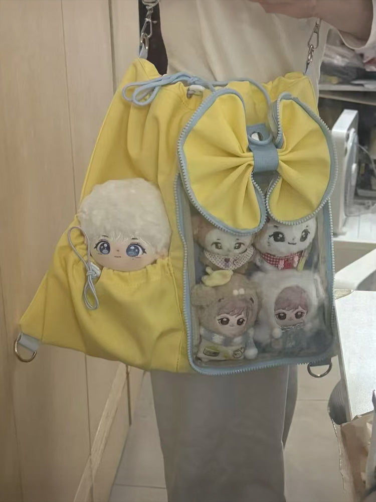 Anime-Inspired Drawstring Ita Bag for Plush Dolls