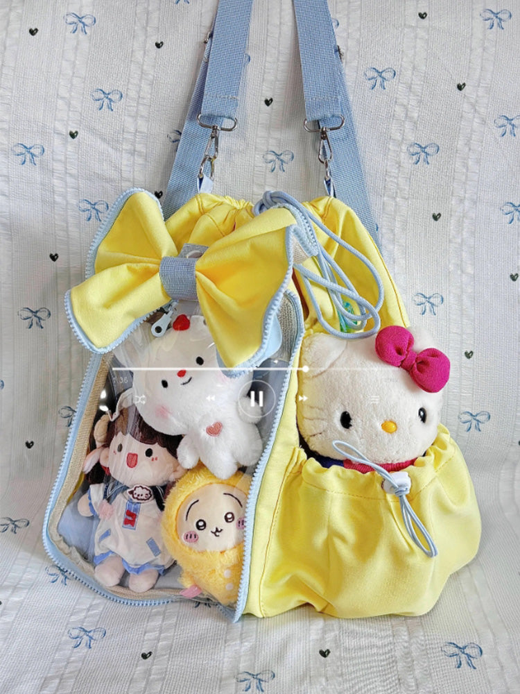 Anime-Inspired Drawstring Ita Bag for Plush Dolls