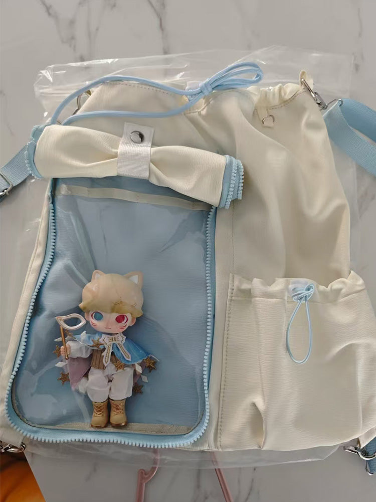 Anime-Inspired Drawstring Ita Bag for Plush Dolls