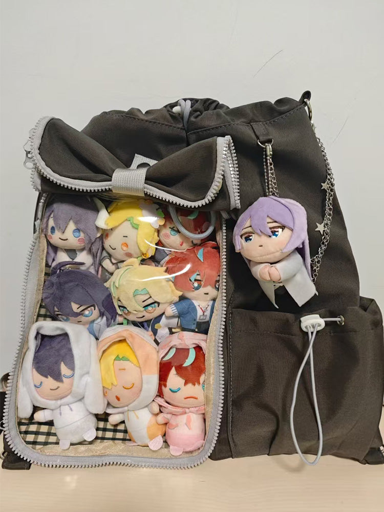 Anime-Inspired Drawstring Ita Bag for Plush Dolls