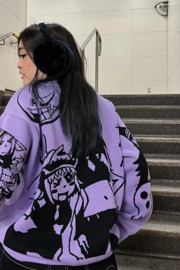 Anime Knitted Sweater