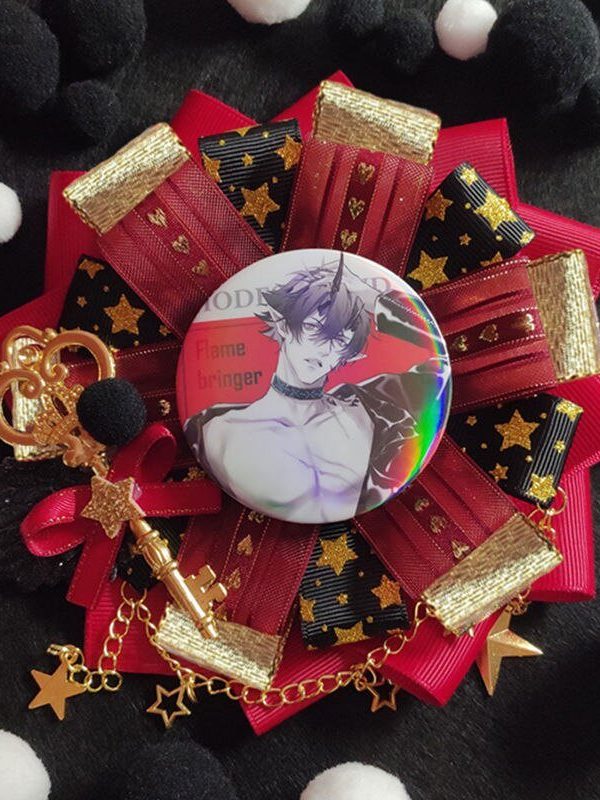 Anime Rose Ribbon Decoration for Ita Bags