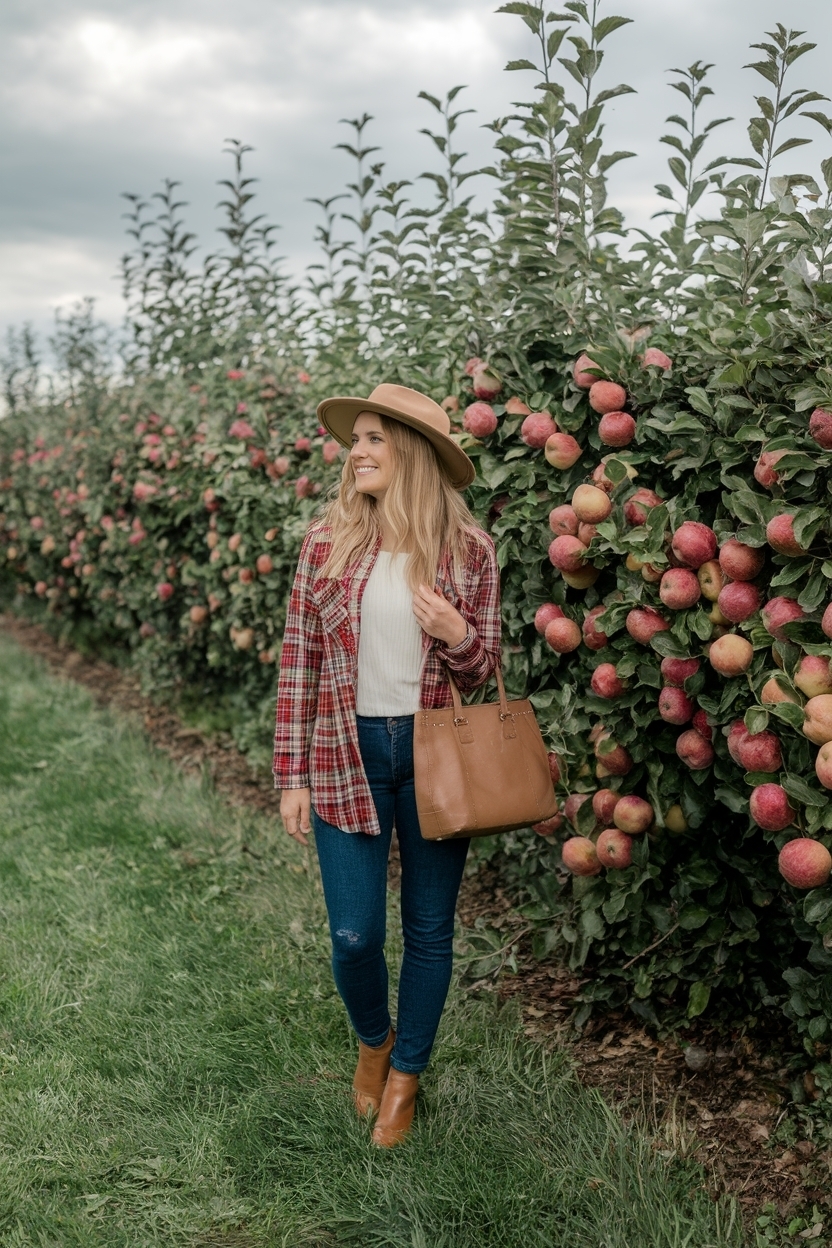 Apple Picking Outfit Fall Casual: What to Wear This Season outfit idea