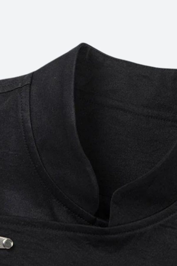 Asymmetric Frog Button Jacket