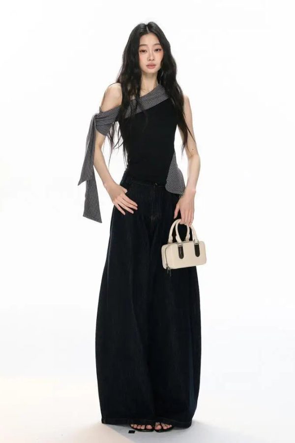 Asymmetric One Shoulder Top